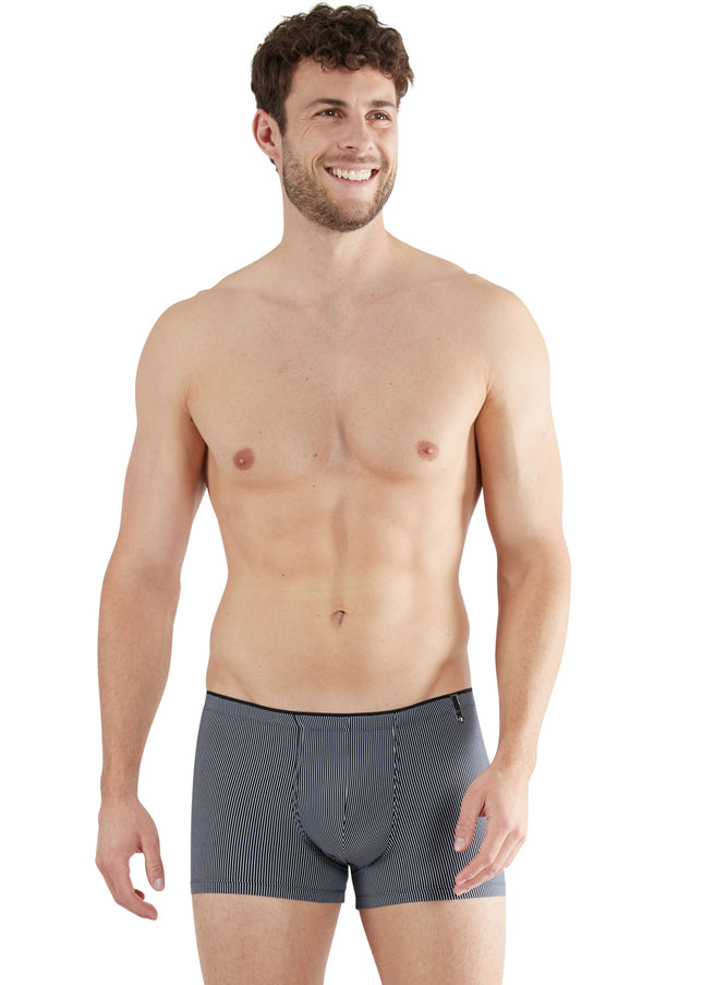 GÖTZBURG Herren Pants schwarz längsgestreift