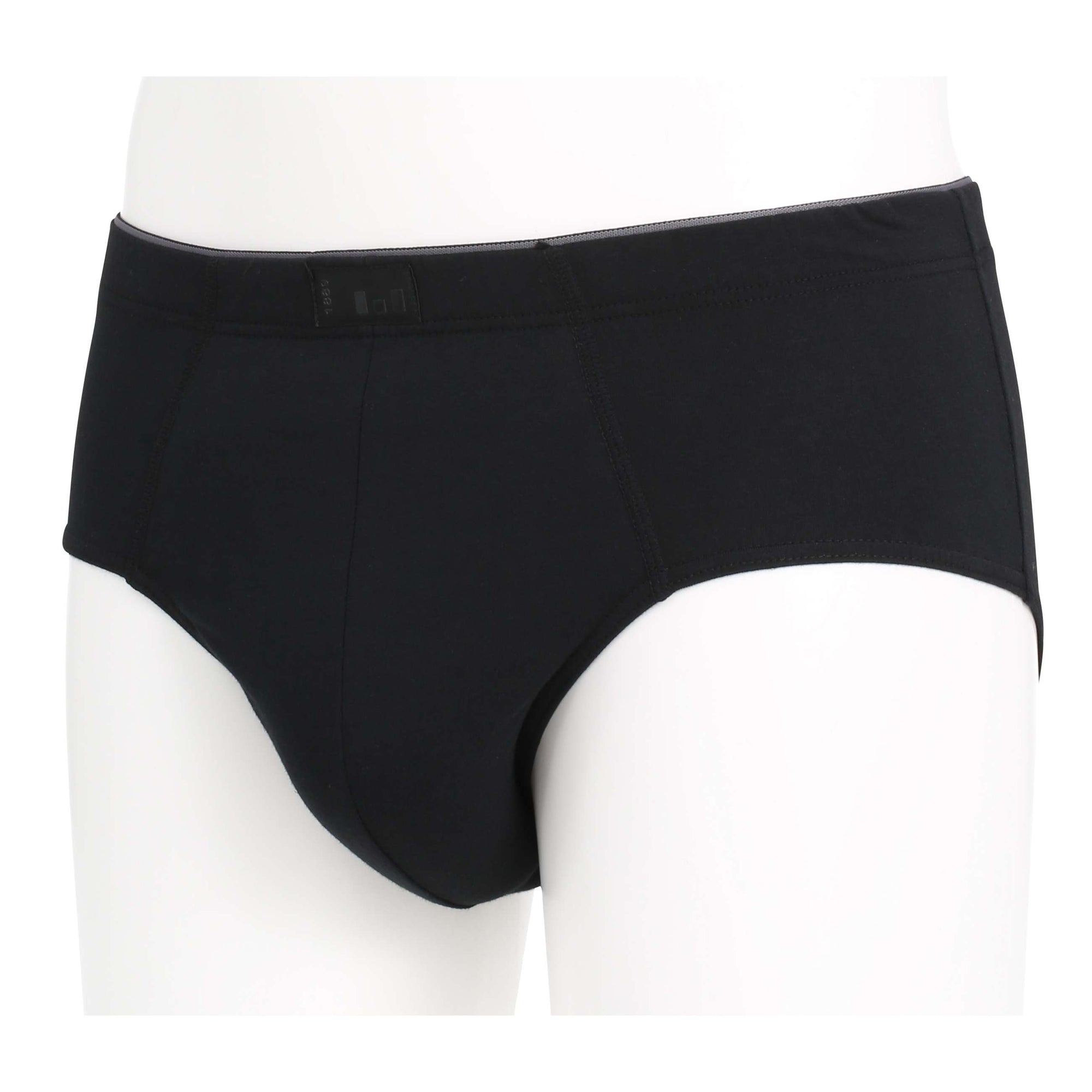 GÖTZBURG Herren Slip schwarz uni 1er Pack
