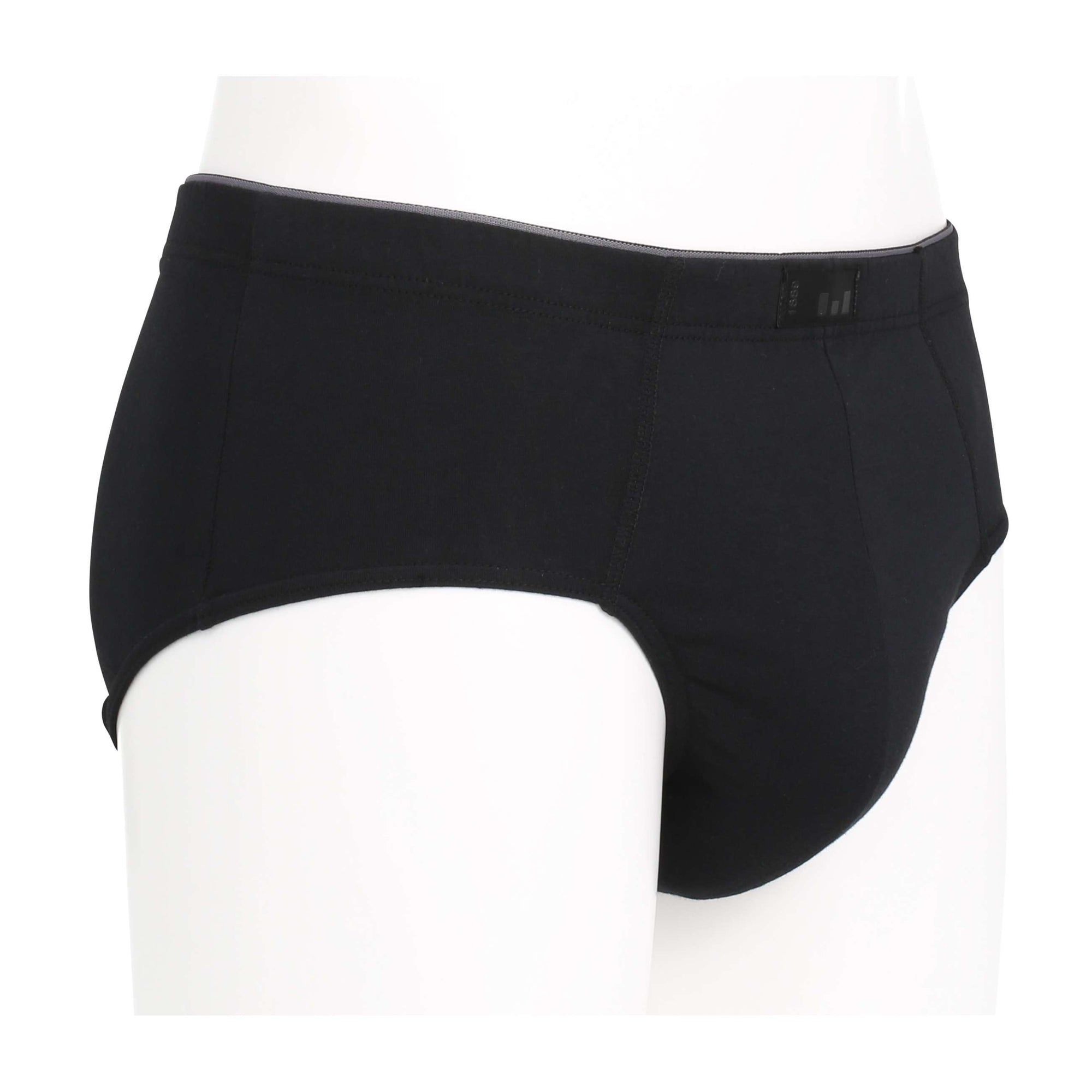 GÖTZBURG Herren Slip schwarz uni 1er Pack