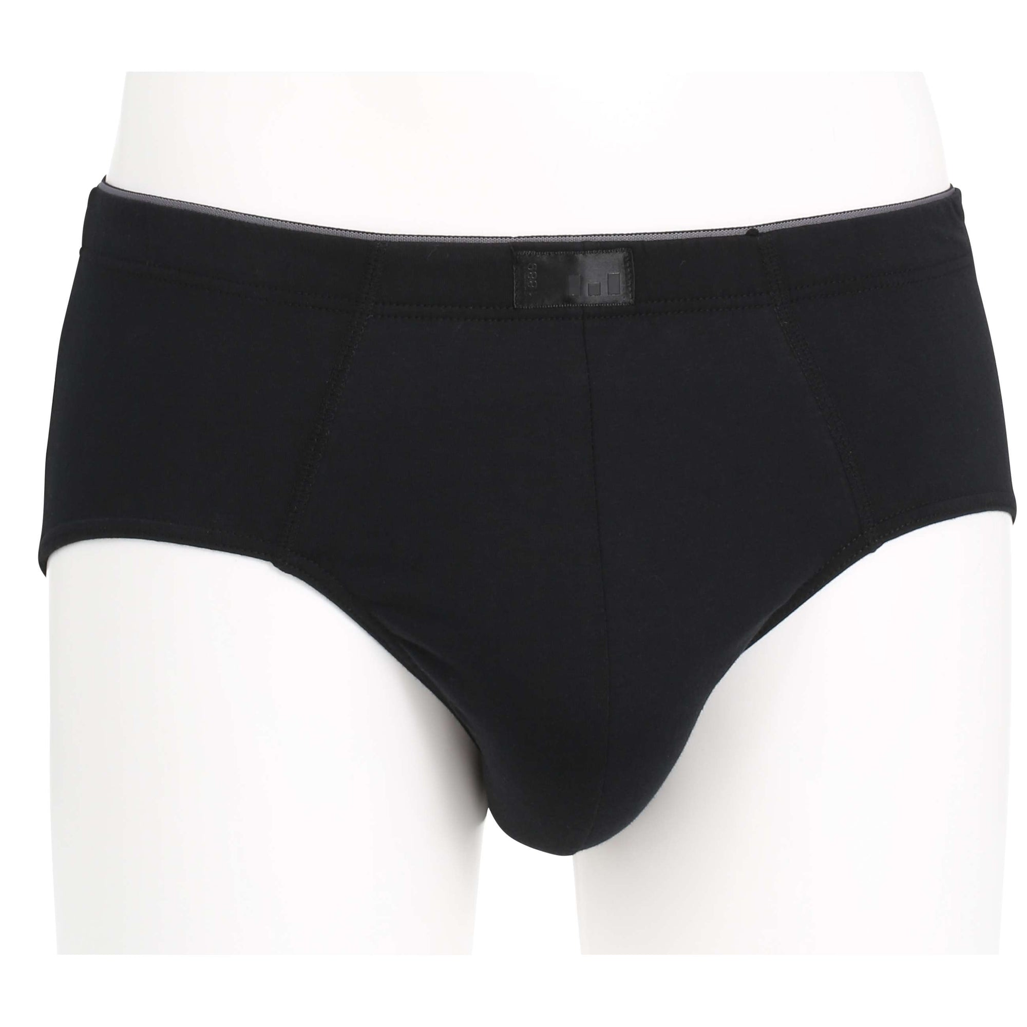 GÖTZBURG Herren Slip schwarz uni 1er Pack