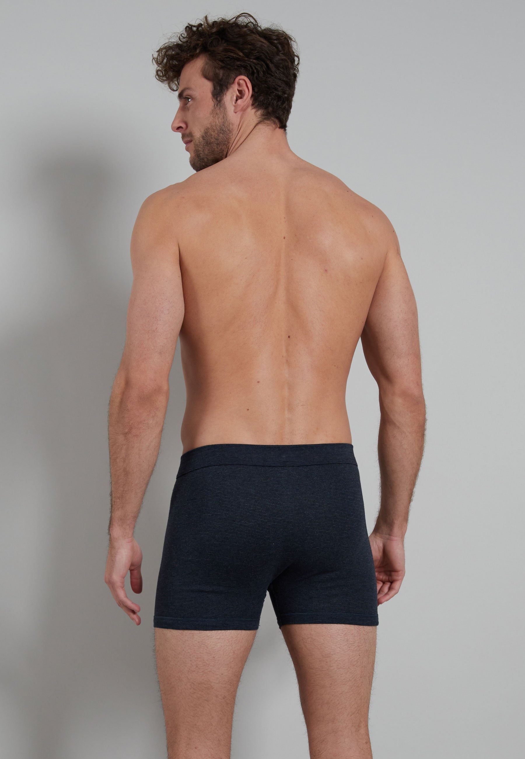 GÖTZBURG Herren Long-Pants blau quergestreift