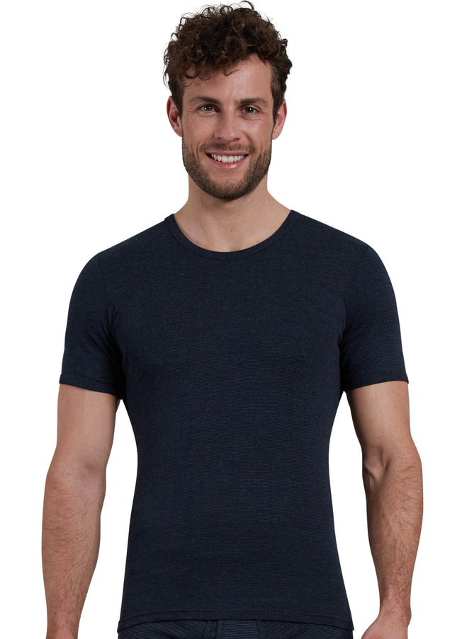 GÖTZBURG Herren T-Shirt blau quergestreift