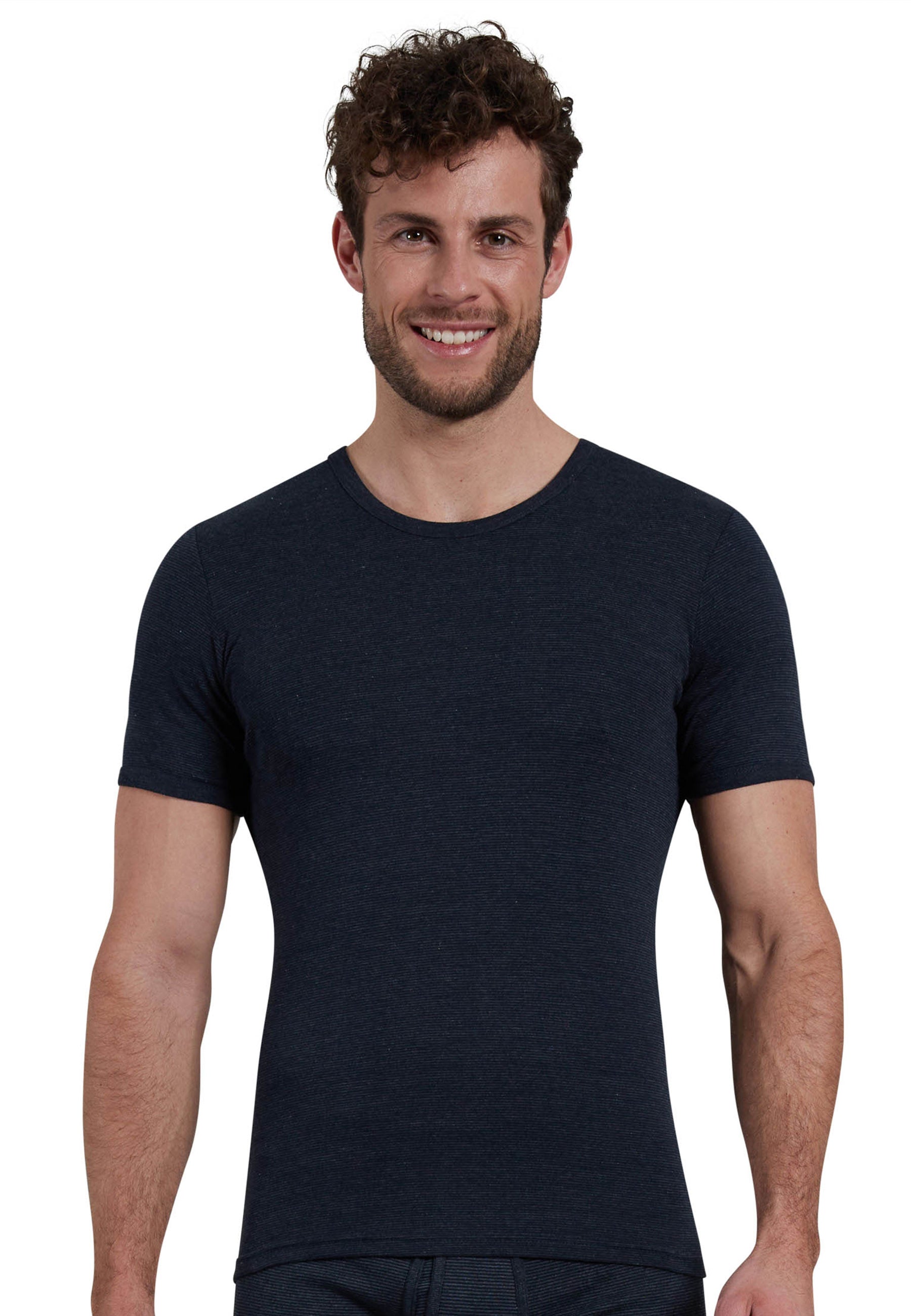 GÖTZBURG Herren T-Shirt blau quergestreift