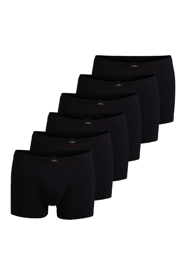 GÖTZBURG Herren Pants schwarz uni 6er Pack