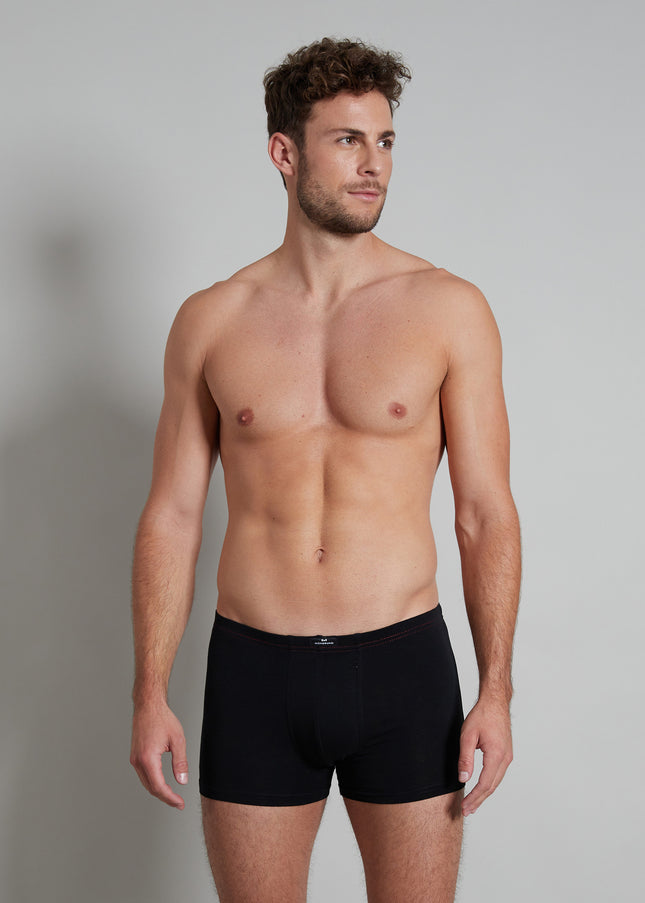 GÖTZBURG Herren Pants schwarz uni 6er Pack