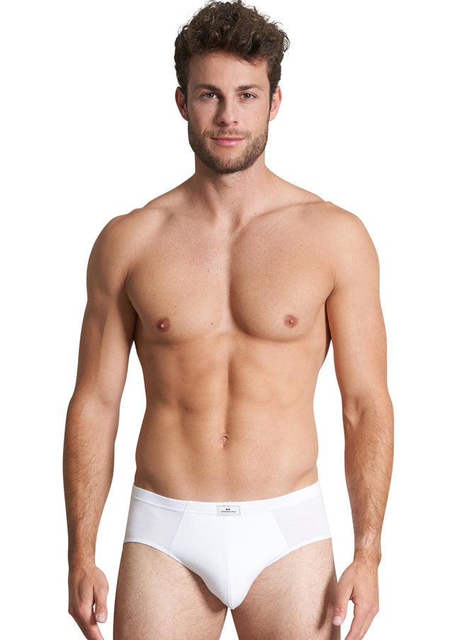 GÖTZBURG Herren Slip weiß uni