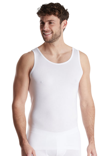 GÖTZBURG Herren Tank-Top weiß uni