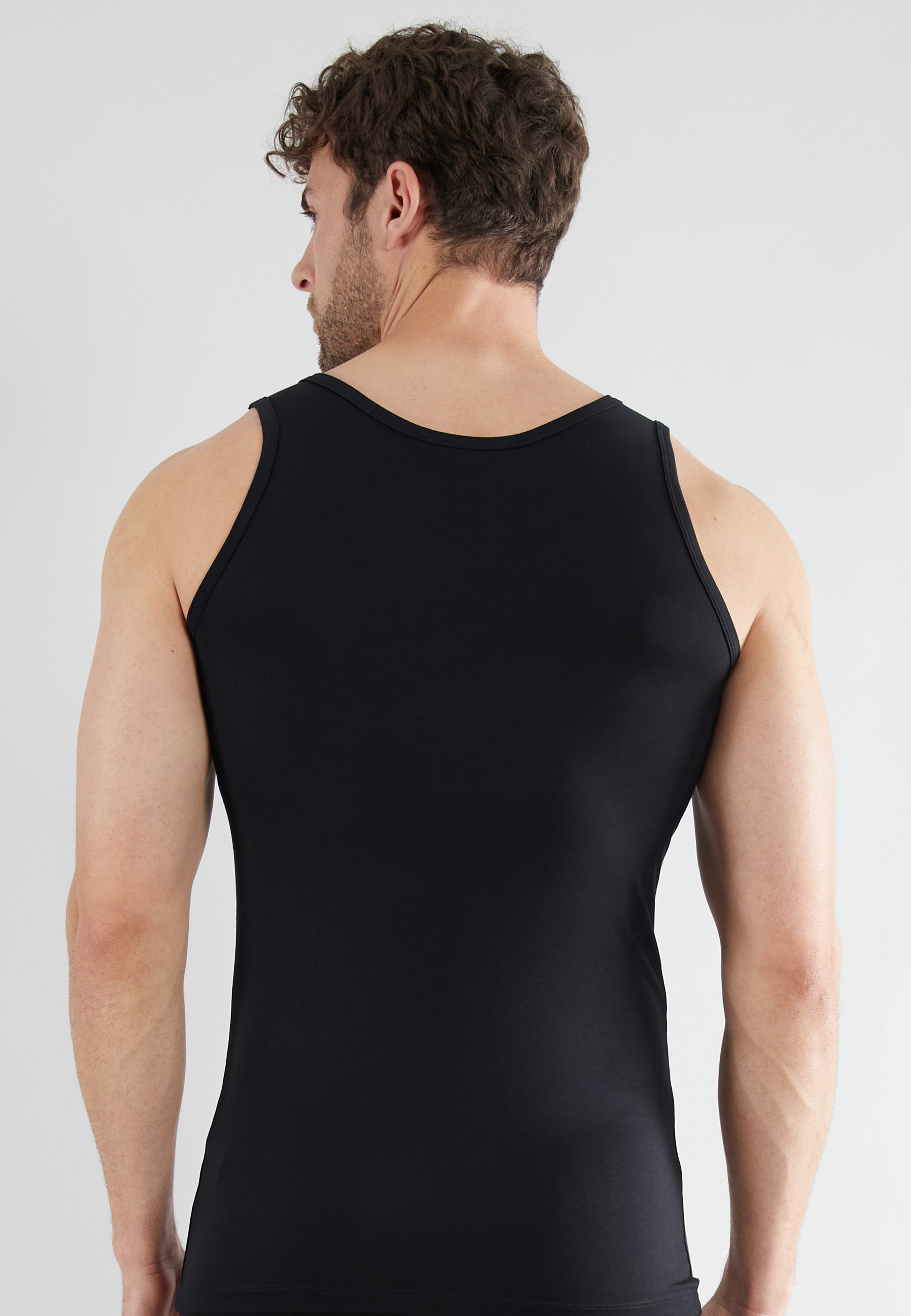 GÖTZBURG Herren Tank-Top schwarz uni