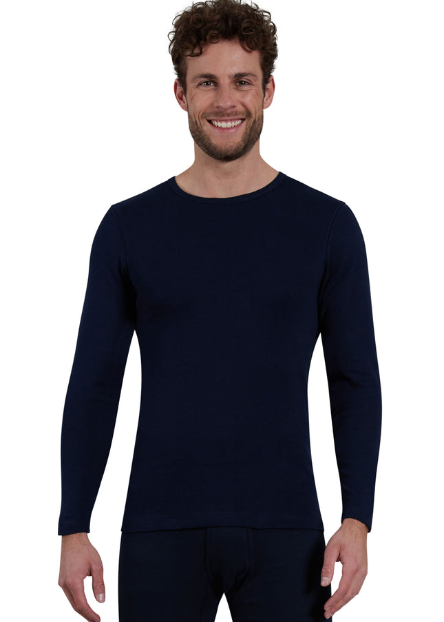 GÖTZBURG Herren Longsleeve blau uni