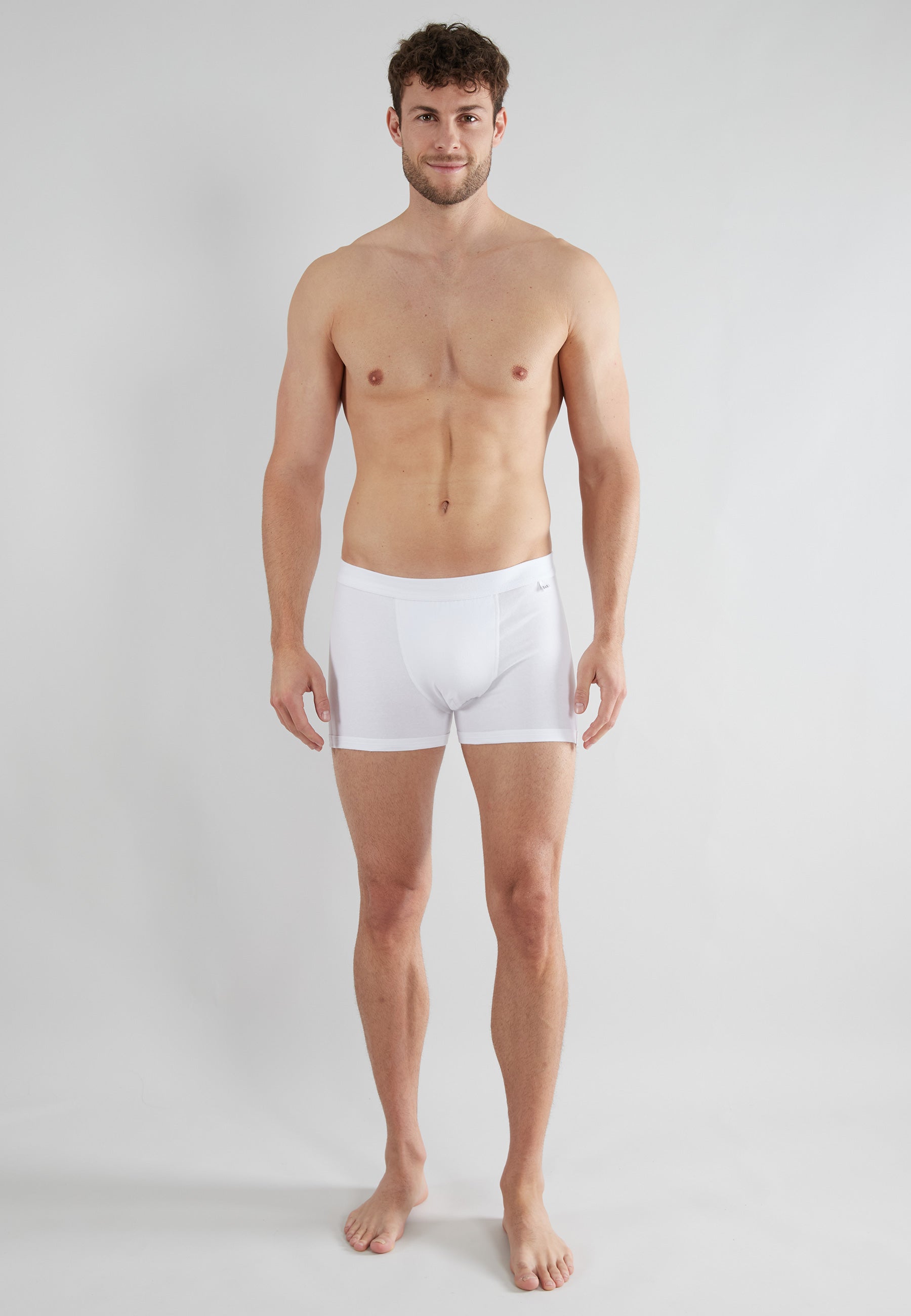 GÖTZBURG Herren Pants weiß uni 2er Pack