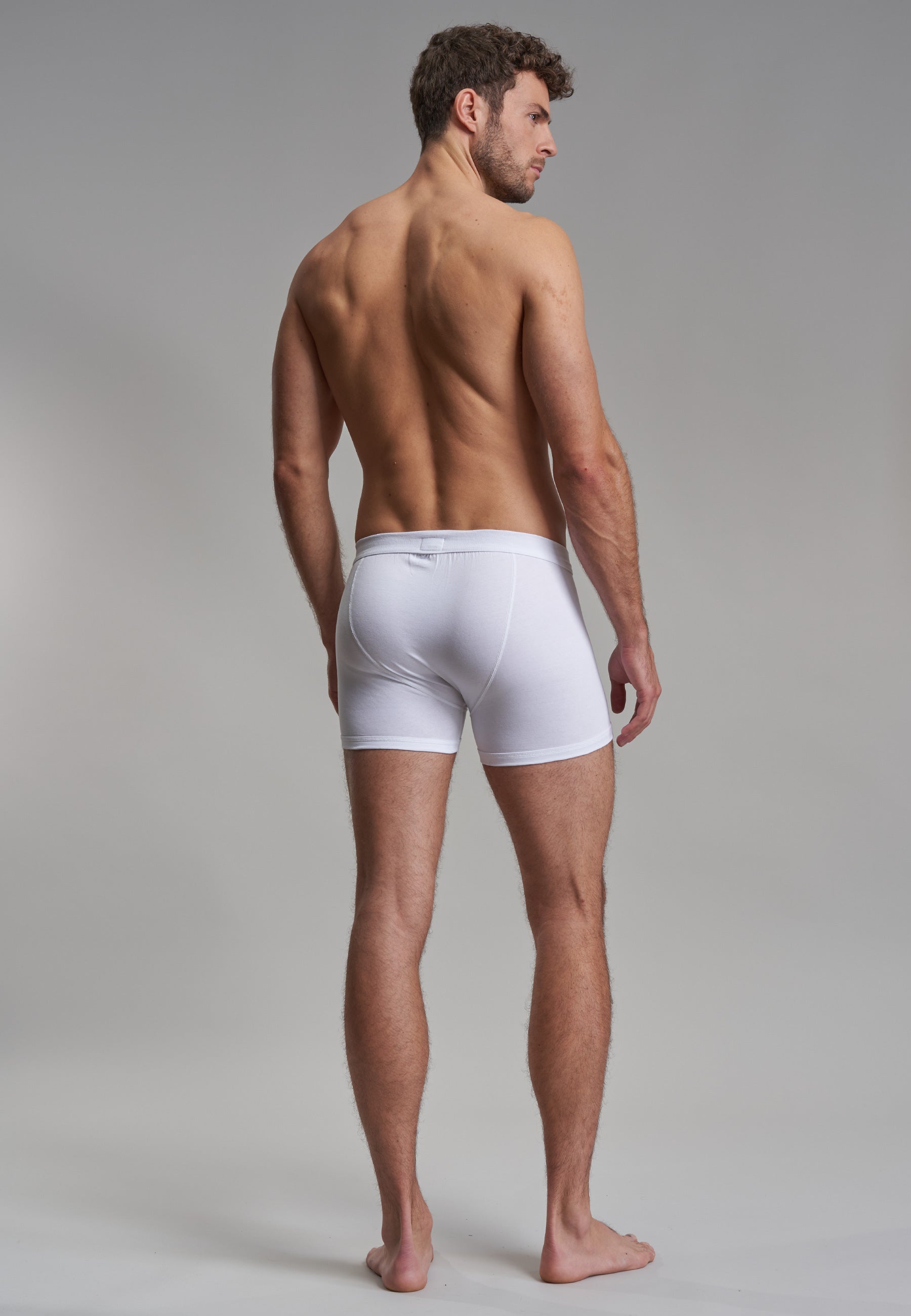 GÖTZBURG Herren Pants weiß uni 2er Pack