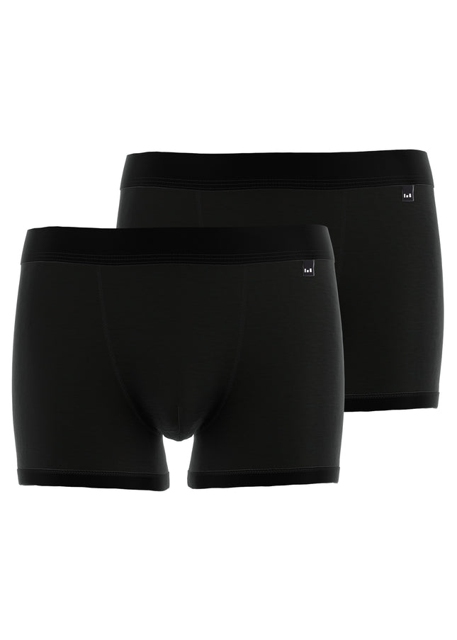 GÖTZBURG Herren Pants schwarz uni 2er Pack