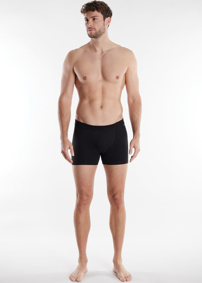 GÖTZBURG Herren Pants schwarz uni 2er Pack
