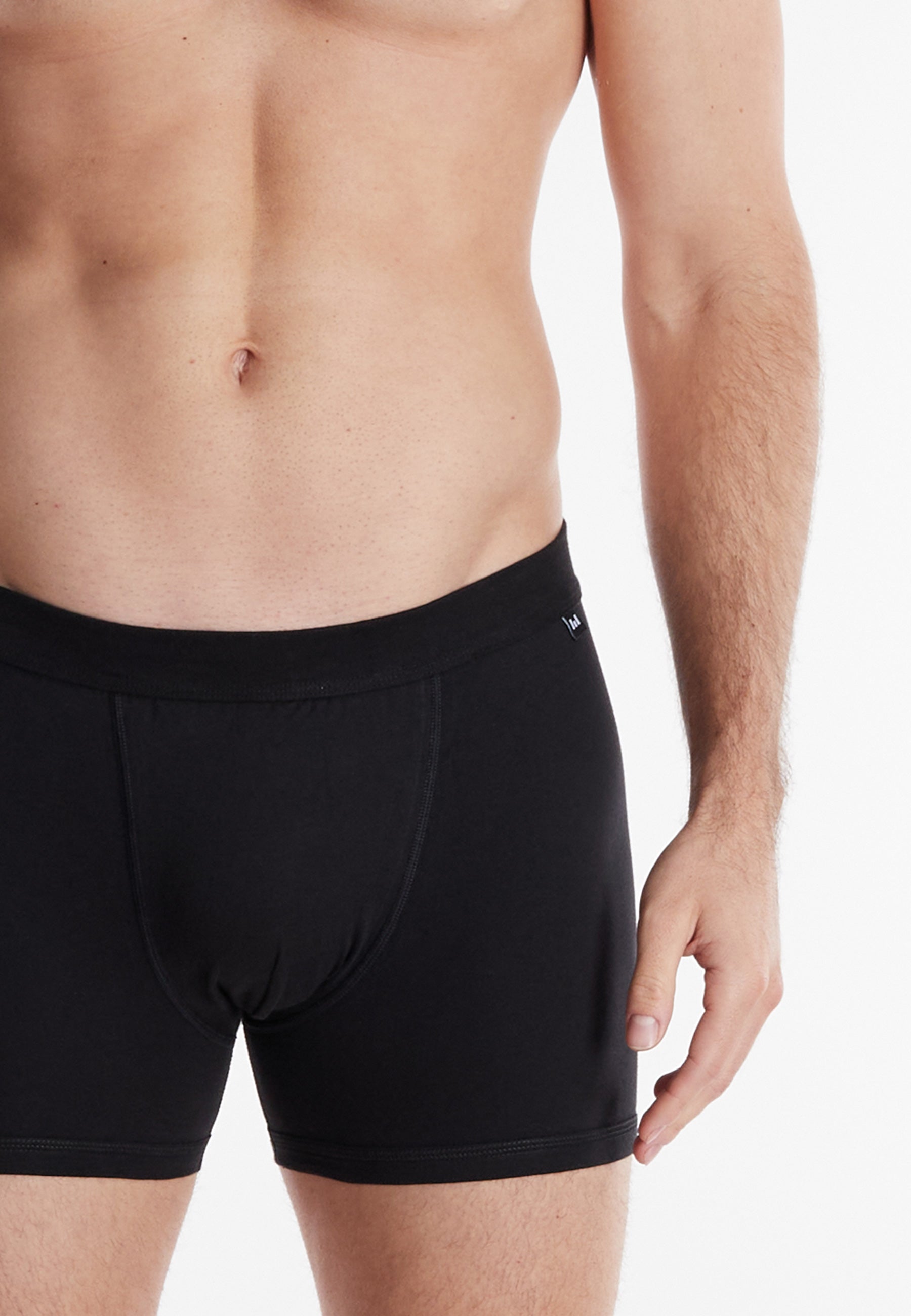 GÖTZBURG Herren Pants schwarz uni 2er Pack