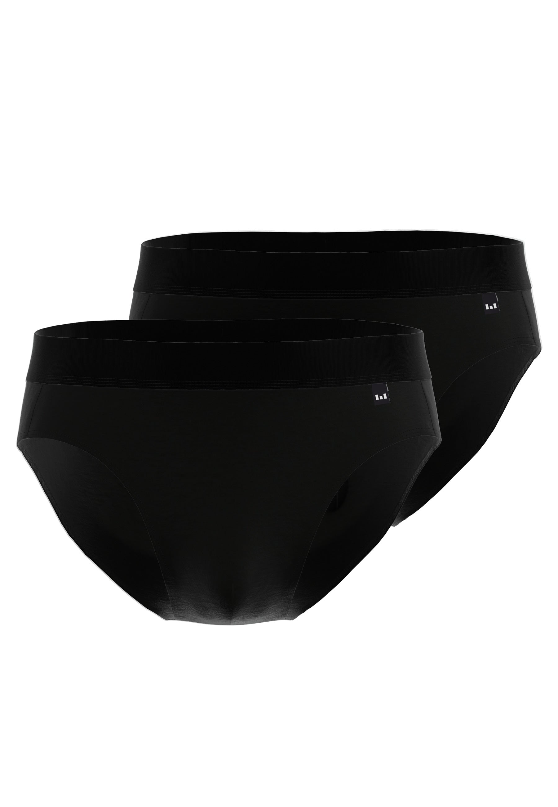 GÖTZBURG Herren Slip schwarz uni 2er Pack