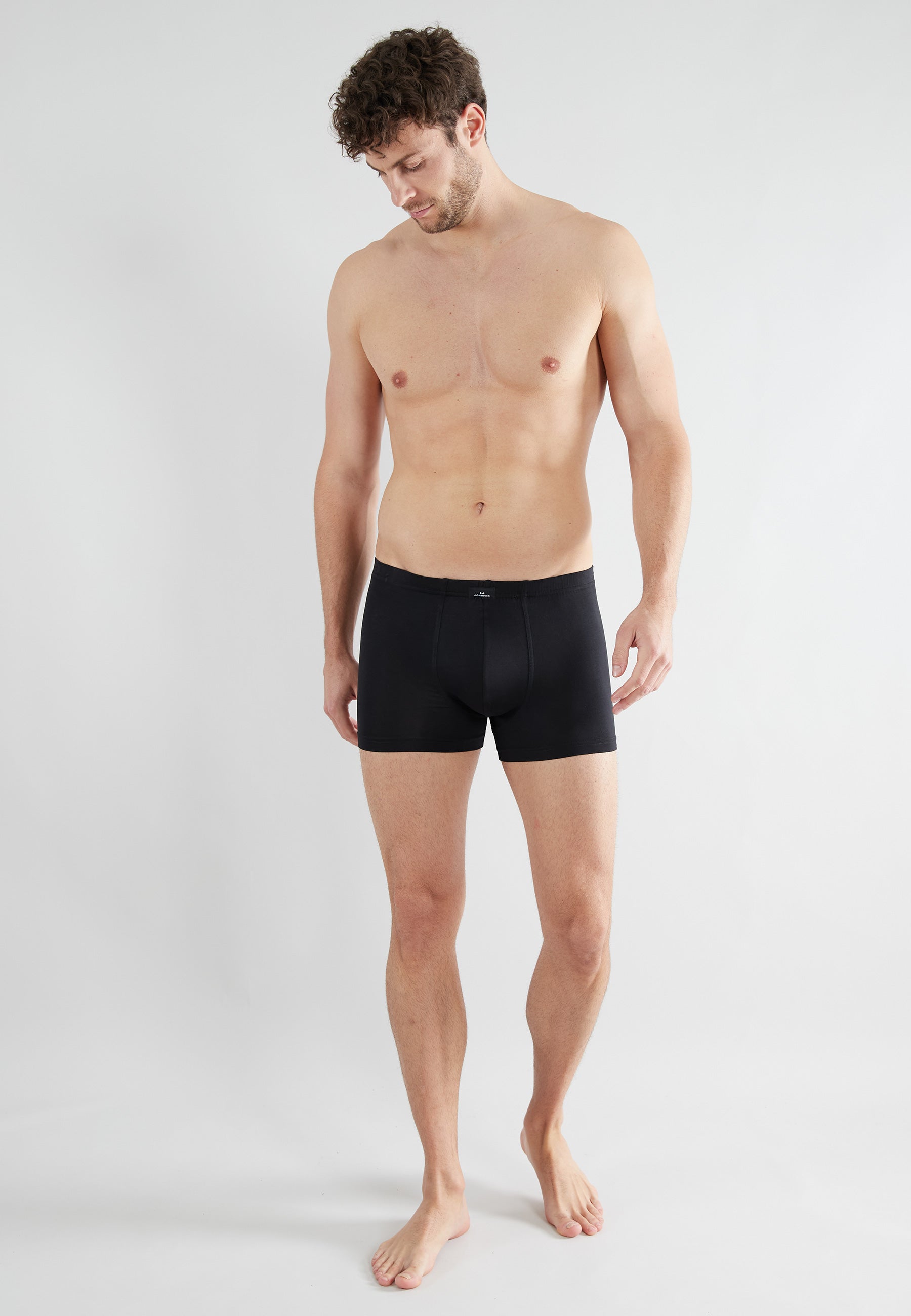 GÖTZBURG Herren Pants schwarz uni 2er Pack