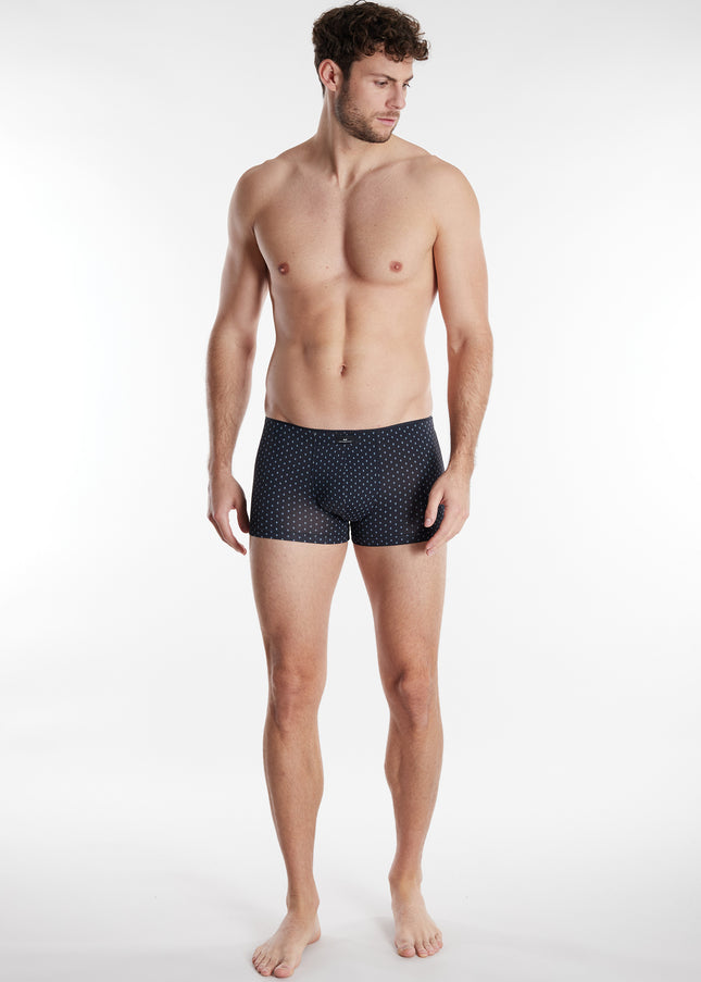 GÖTZBURG Herren Pants schwarz bedruckt