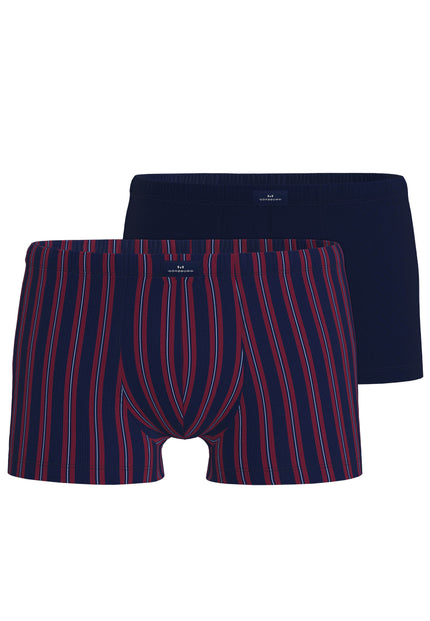GÖTZBURG Herren Pants rot längsgestreift 2er Pack