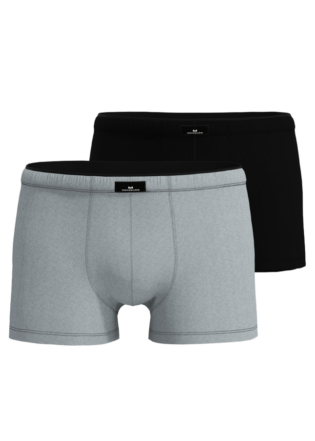 GÖTZBURG Herren Pants grau uni 2er Pack