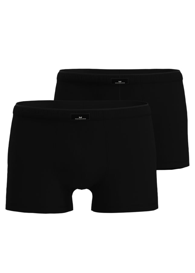 GÖTZBURG Herren Pants schwarz uni 2er Pack