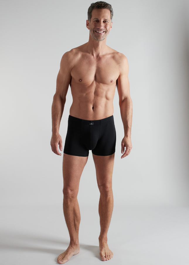 GÖTZBURG Herren Pants schwarz uni 2er Pack