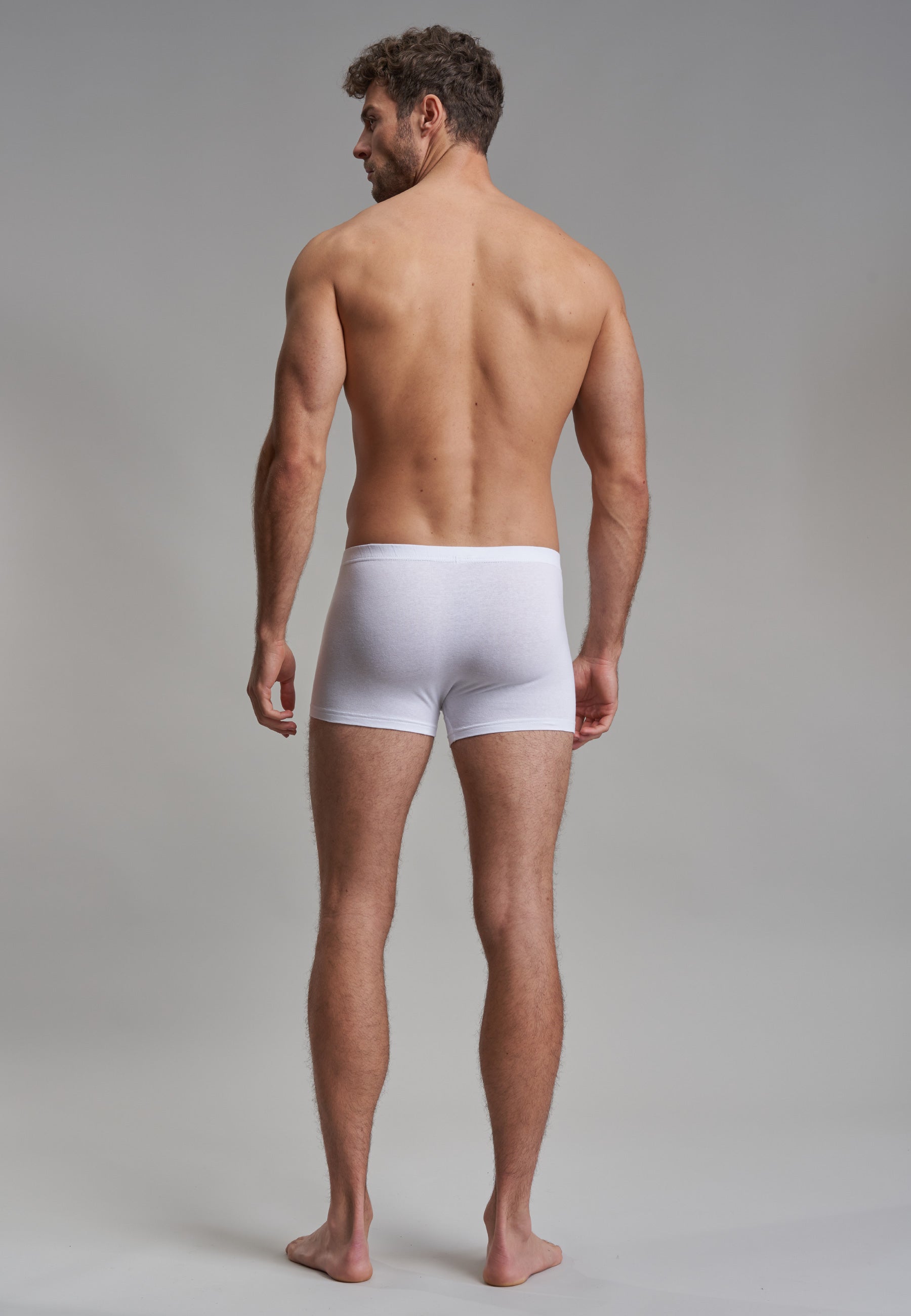 GÖTZBURG Herren Pants weiß uni 2er Pack