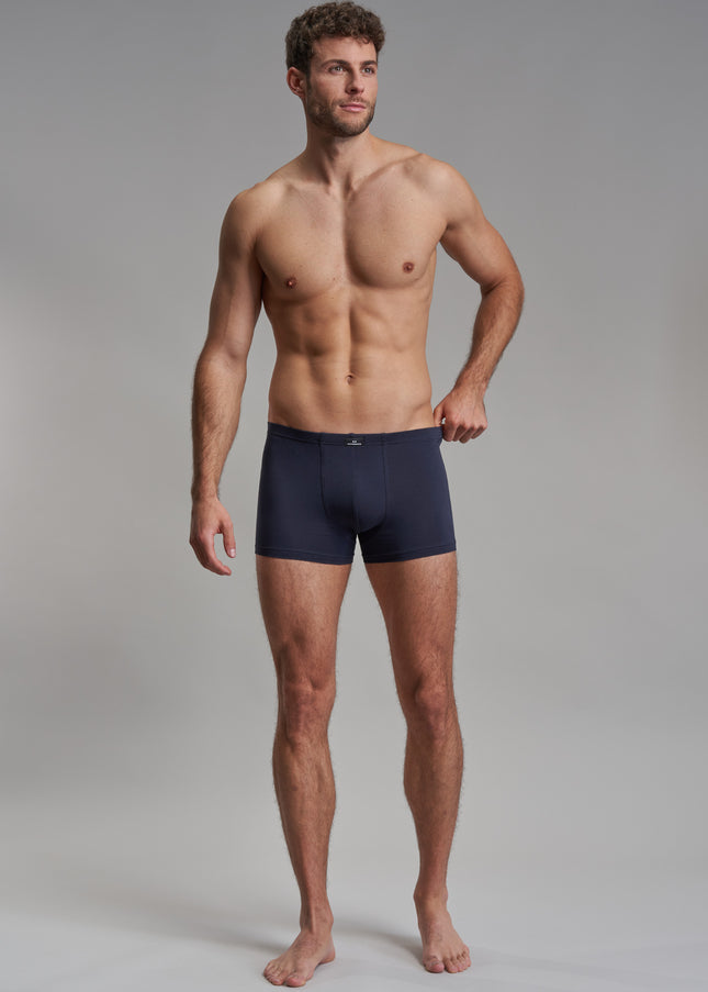 GÖTZBURG Herren Pants blau uni 2er Pack