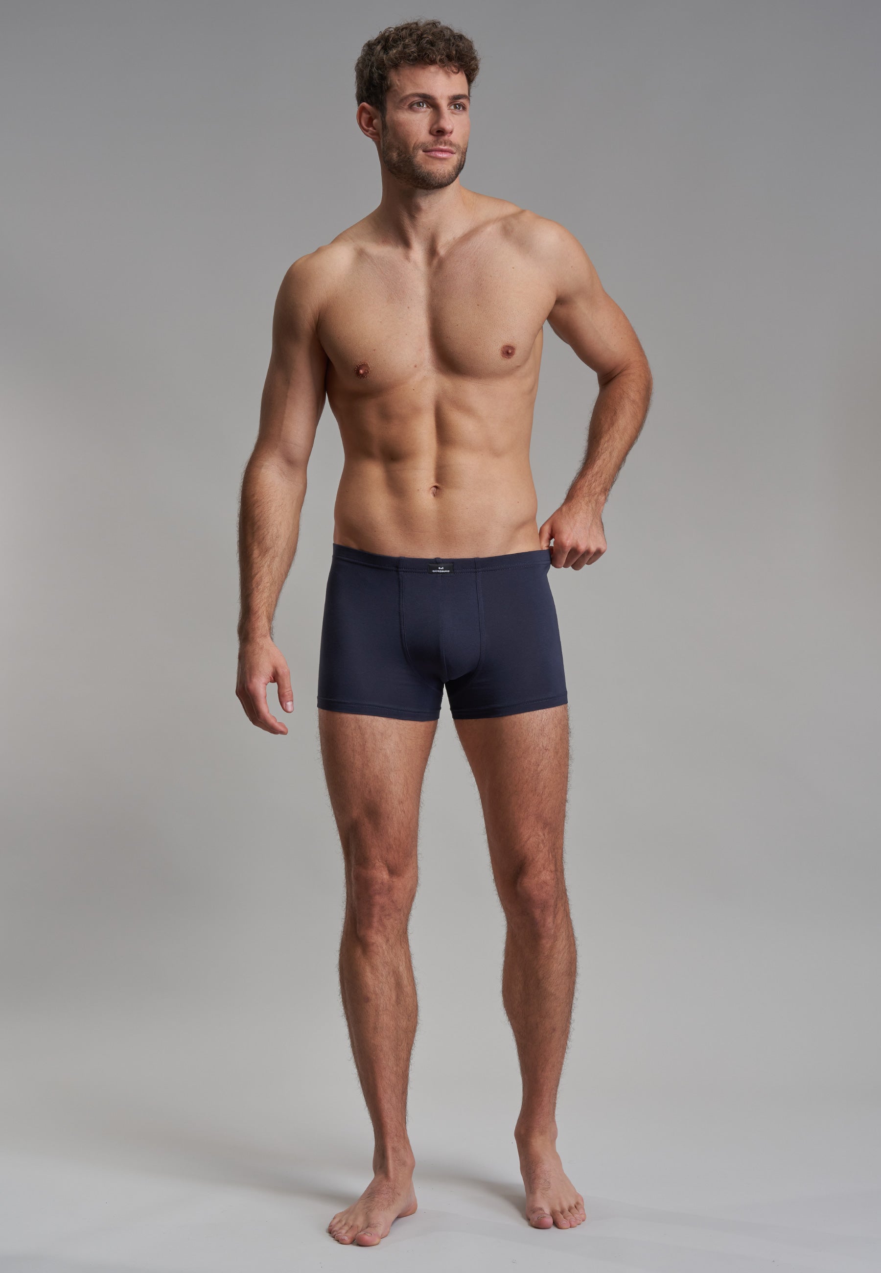 GÖTZBURG Herren Pants blau uni 2er Pack